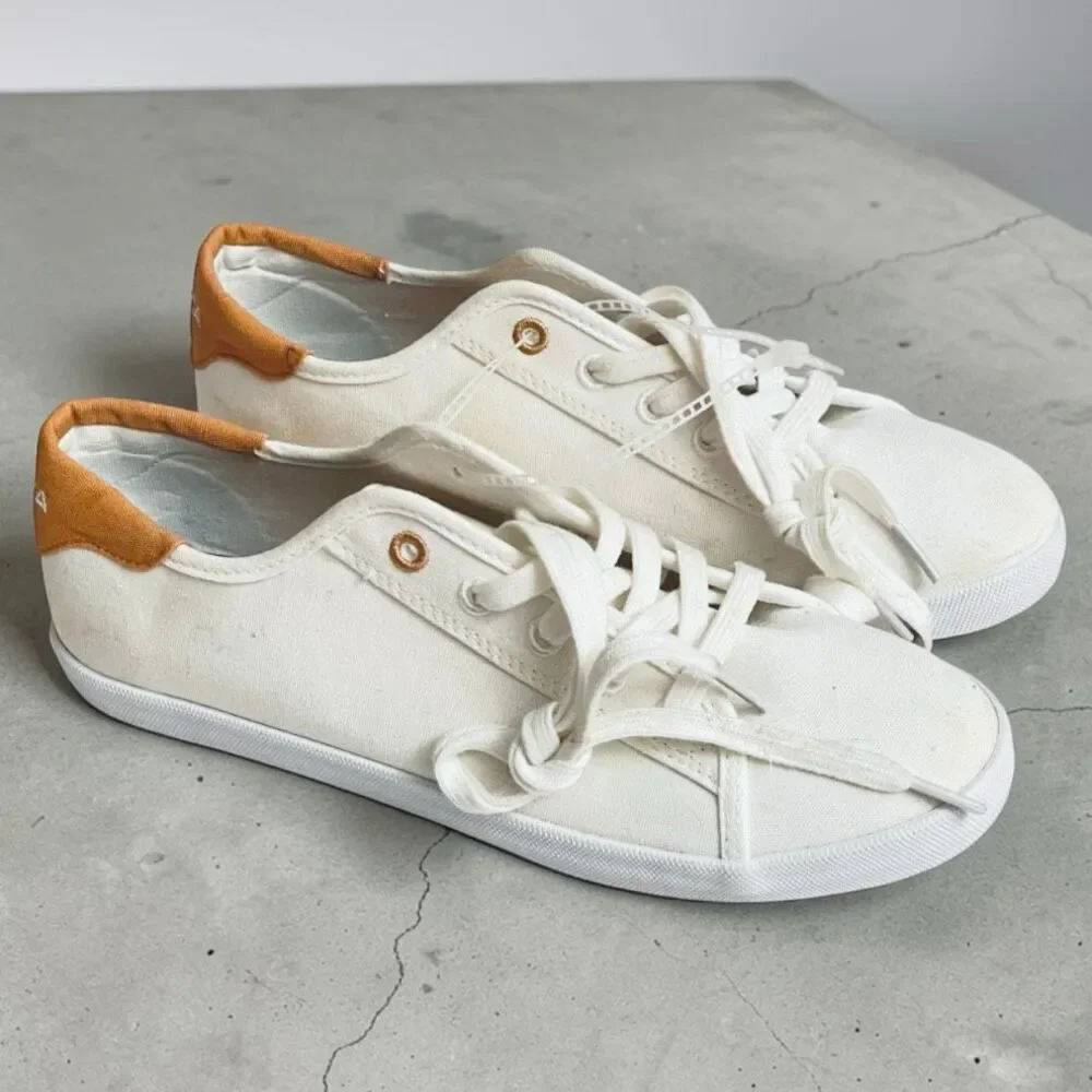 NWT Nautica Lanyard 8.5 White Cushioned Comfy memory foam navtech Sneakers READ